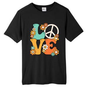 Peace Sign Love 60s 70s Groovy Hippie Theme Party Tall Fusion ChromaSoft Performance T-Shirt