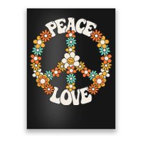 Peace Sign Love 60s 70s Groovy Hippie Theme Party Poster