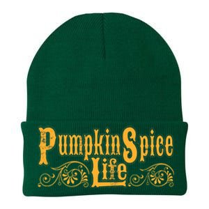 Pumpkin Spice Life Knit Cap Winter Beanie