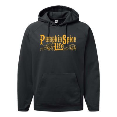 Pumpkin Spice Life Performance Fleece Hoodie