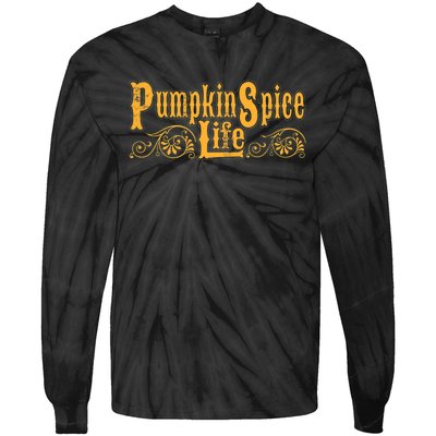 Pumpkin Spice Life Tie-Dye Long Sleeve Shirt