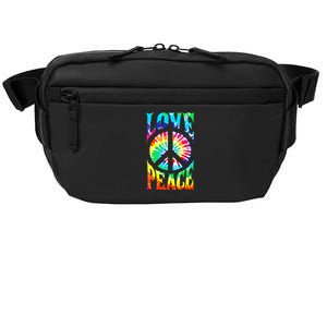 Peace Sign Love 60S 70S Tie Dye Hippie Costume Crossbody Pack