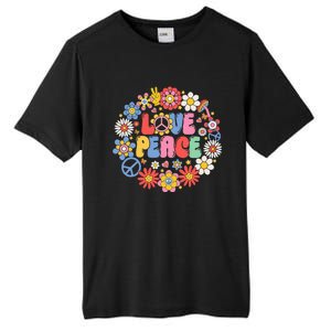 Peace Sign Love 60s 70s Love Peace Hippie Costume Tall Fusion ChromaSoft Performance T-Shirt