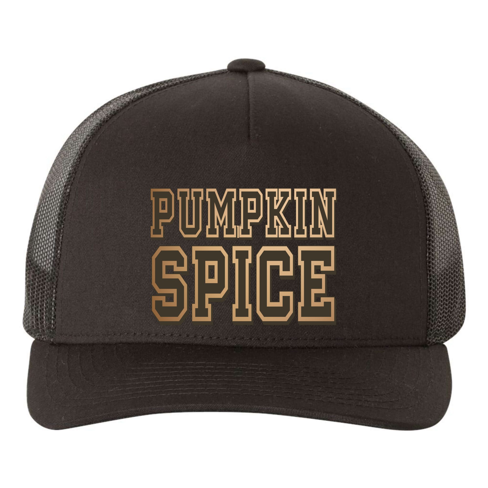 Pumpkin Spice Lover Fall Yupoong Adult 5-Panel Trucker Hat