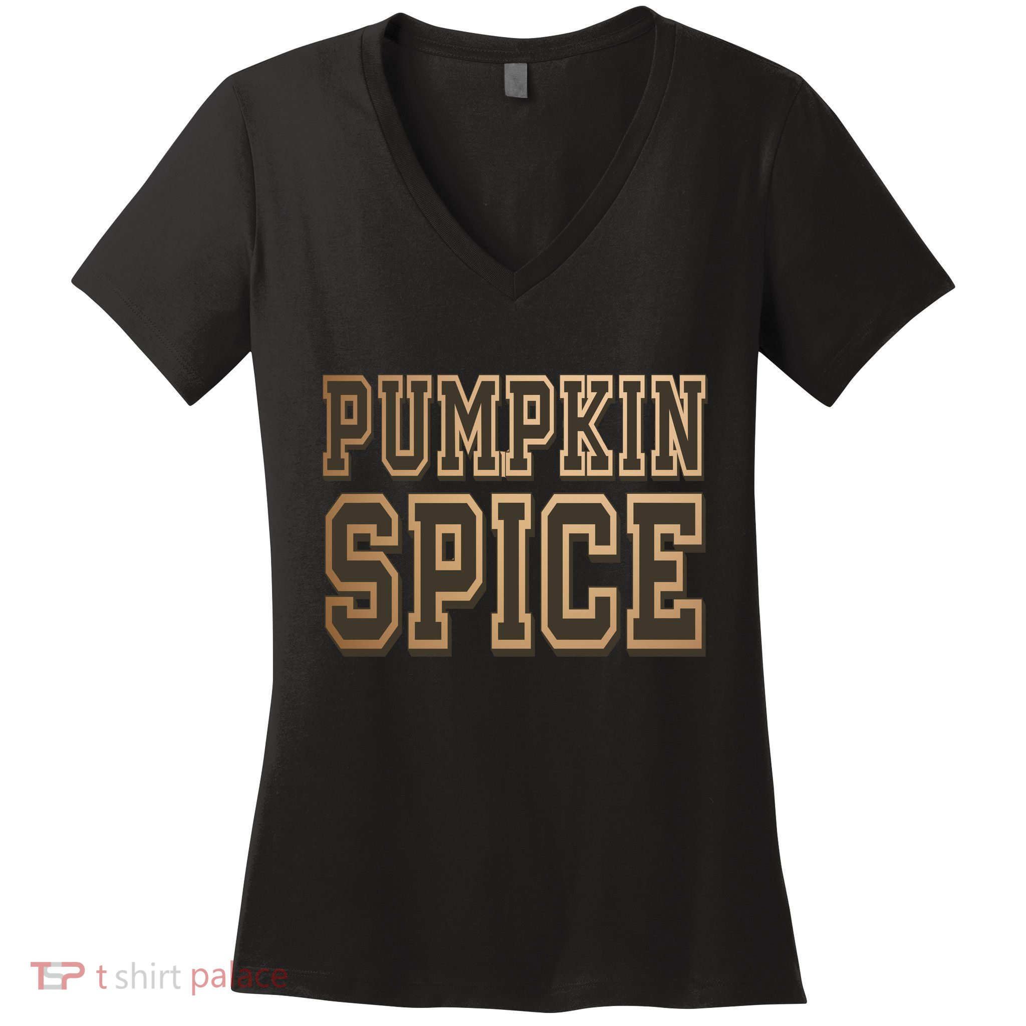 Pumpkin Spice Lover Fall Women's V-Neck T-Shirt