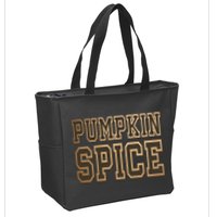 Pumpkin Spice Lover Fall Zip Tote Bag