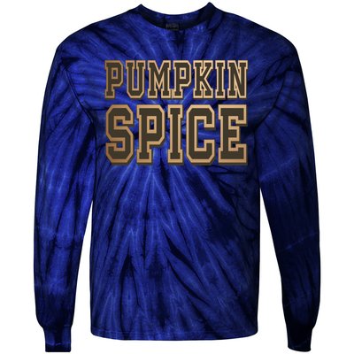 Pumpkin Spice Lover Fall Tie-Dye Long Sleeve Shirt