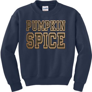 Pumpkin Spice Lover Fall Kids Sweatshirt