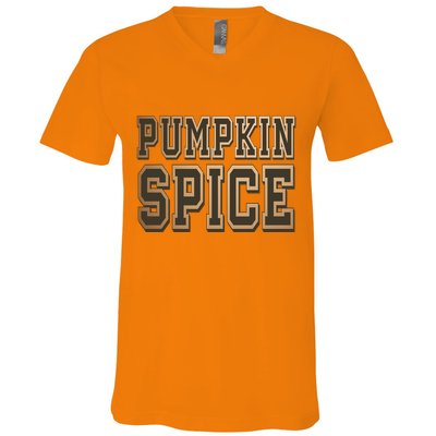 Pumpkin Spice Lover Fall V-Neck T-Shirt