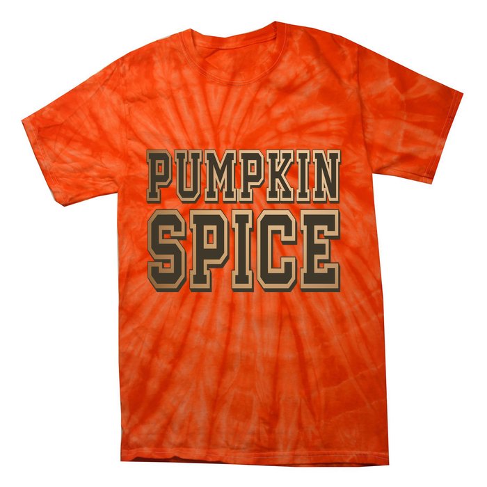 Pumpkin Spice Lover Fall Tie-Dye T-Shirt