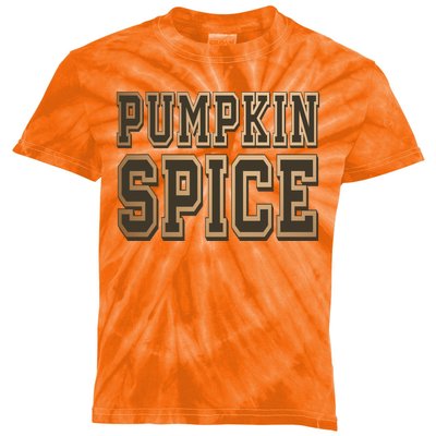 Pumpkin Spice Lover Fall Kids Tie-Dye T-Shirt