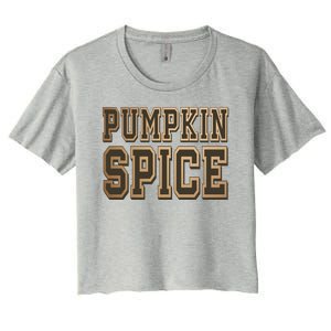 Pumpkin Spice Lover Fall Women's Crop Top Tee