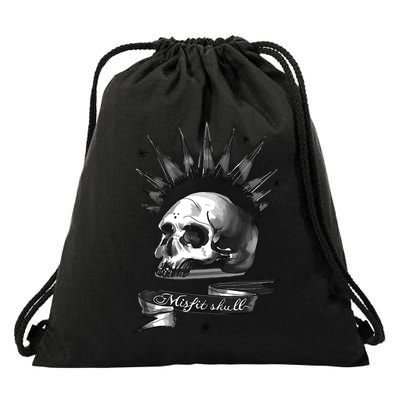 Punk Skull Life Is Strange Drawstring Bag