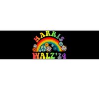 Peace Sign Love 60s 70s Tie Dye Harris Waltz 2024 Bumper Sticker