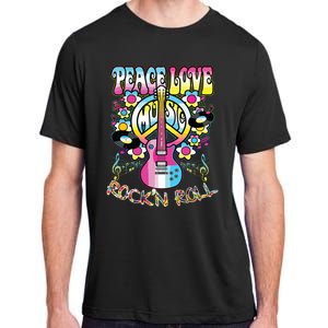 Peace Sign Love 60s 70s Tie Dye Hippie Costume Adult ChromaSoft Performance T-Shirt