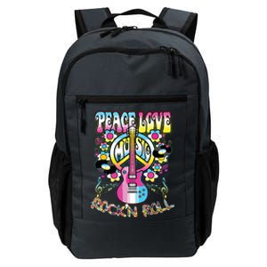 Peace Sign Love 60s 70s Tie Dye Hippie Costume Daily Commute Backpack