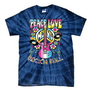 Peace Sign Love 60s 70s Tie Dye Hippie Costume Tie-Dye T-Shirt