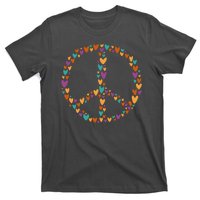 Peace Sign Love Hearts T-Shirt