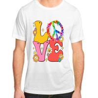 PEACE SIGN LOVE 60s 70s Tie Dye Hippie Costume Adult ChromaSoft Performance T-Shirt