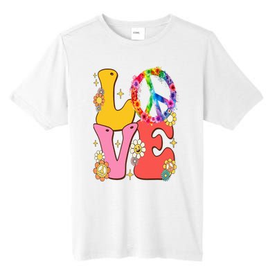 PEACE SIGN LOVE 60s 70s Tie Dye Hippie Costume Tall Fusion ChromaSoft Performance T-Shirt