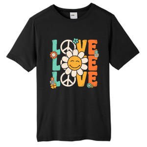 Peace Sign Love 60s 70s 80s Costume Groovy Theme Party Tall Fusion ChromaSoft Performance T-Shirt