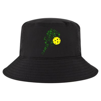 Pickleball Shamrock Leaf St Patrick Day Pickleball Player Cool Comfort Performance Bucket Hat