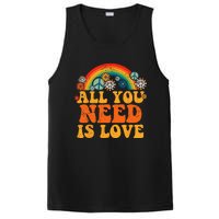 PEACE SIGN LOVE 60s 70s Tie Dye Hippie Costume Halloween PosiCharge Competitor Tank