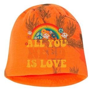 PEACE SIGN LOVE 60s 70s Tie Dye Hippie Costume Halloween Kati - Camo Knit Beanie