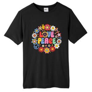 Peace Sign Love 60s 70s Love Peace Hippie Costume Tall Fusion ChromaSoft Performance T-Shirt