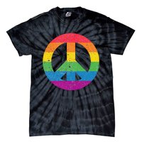 PEACE SIGN LOVE 60s 70s Tie Dye Hippie Costume Tie-Dye T-Shirt