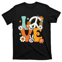 Peace Sign Love 60s 70s Tie Dye Hippie Costume T-Shirt