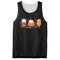 Pumpkin Spice Latte Fall Vibes Autumn Pumpkin Spice Coffee Mesh Reversible Basketball Jersey Tank