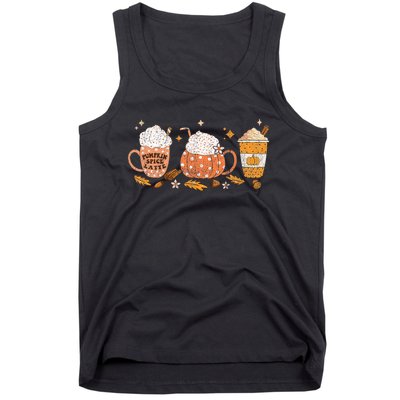 Pumpkin Spice Latte Fall Vibes Autumn Pumpkin Spice Coffee Tank Top