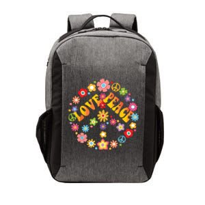 Peace Sign Love 60s 70s Tie Dye Hippie Costume Vector Backpack