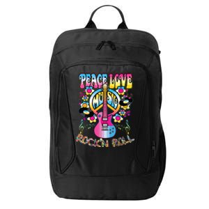 Peace Sign Love 60s 70s Tie Dye Hippie Costume City Backpack