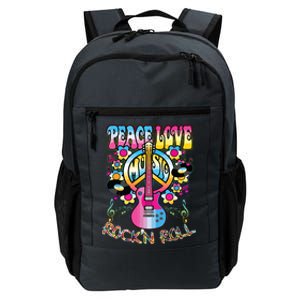 Peace Sign Love 60s 70s Tie Dye Hippie Costume Daily Commute Backpack