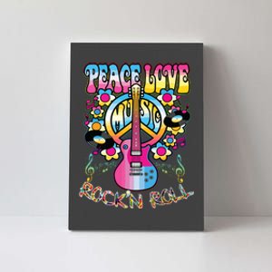 Peace Sign Love 60s 70s Tie Dye Hippie Costume Canvas