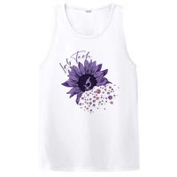 Purple Sunflower Lab Tech Blood Cells Lab Week Lab Queen Phlebotomy Week PosiCharge Competitor Tank