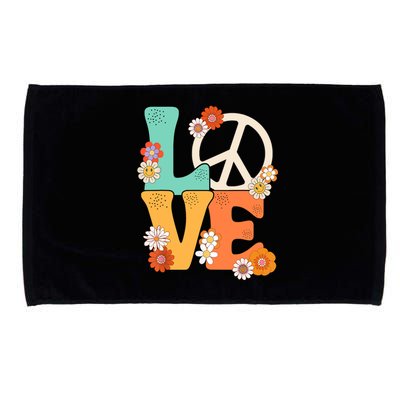 Peace Sign Love 60 S 70 S Shirts 70s Outfits Microfiber Hand Towel