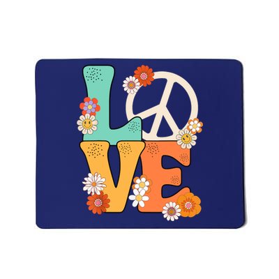 Peace Sign Love 60 S 70 S Shirts 70s Outfits Mousepad