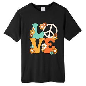 Peace Sign Love 60s 70s Costume Groovy Theme Party Tall Fusion ChromaSoft Performance T-Shirt