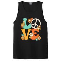 Peace Sign Love 60s 70s Costume Groovy Theme Party PosiCharge Competitor Tank