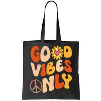 PEACE SIGN LOVE 60s 70s Tie Dye Hippie Halloween Costume Tote Bag