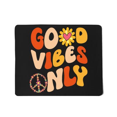 PEACE SIGN LOVE 60s 70s Tie Dye Hippie Halloween Costume Mousepad