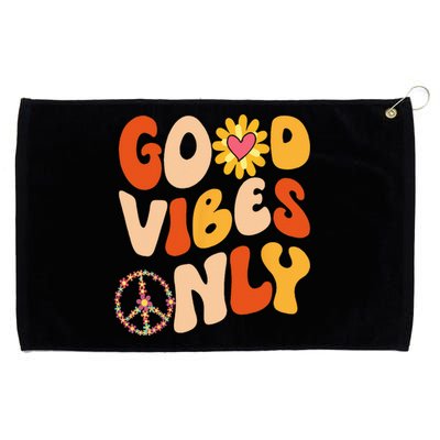 PEACE SIGN LOVE 60s 70s Tie Dye Hippie Halloween Costume Grommeted Golf Towel