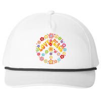 PEACE SIGN LOVE 60s 70s Tie Dye Hippie Snapback Five-Panel Rope Hat