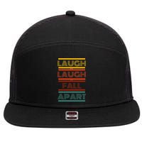 Phish  Sparkle  Laugh and laugh and fall apart 7 Panel Mesh Trucker Snapback Hat