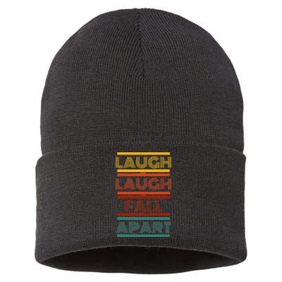Phish  Sparkle  Laugh and laugh and fall apart Sustainable Knit Beanie