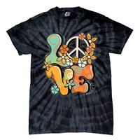 Peace Sign Love 60s 70s Costume Groovy Hippie Theme Party Tie-Dye T-Shirt