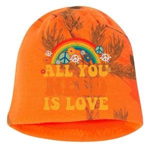 PEACE SIGN LOVE 60s 70s Tie Dye Hippie Costume Halloween Kati - Camo Knit Beanie